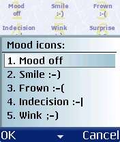 Mood icons
